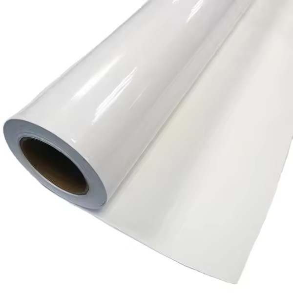 3 Years Glossy White Printable Self Adhesive Vinyl Roll For Printing