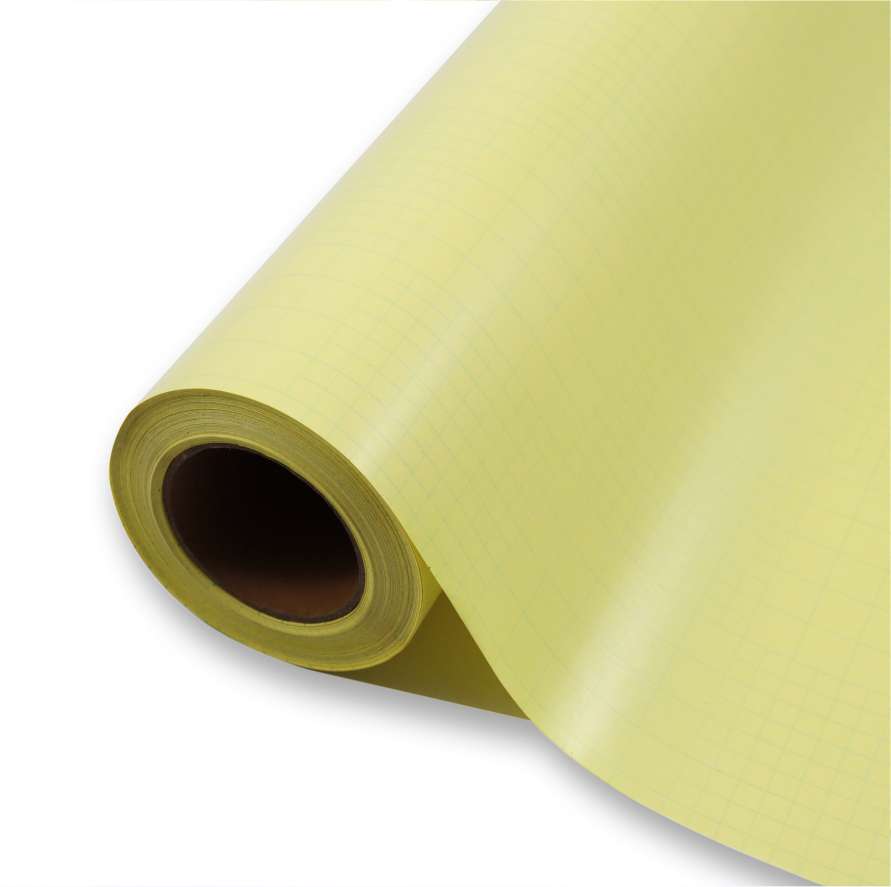 Factory Supply Adhesive Yellow Release Cold Lamination Film  Made of PVC clear and Matte foil